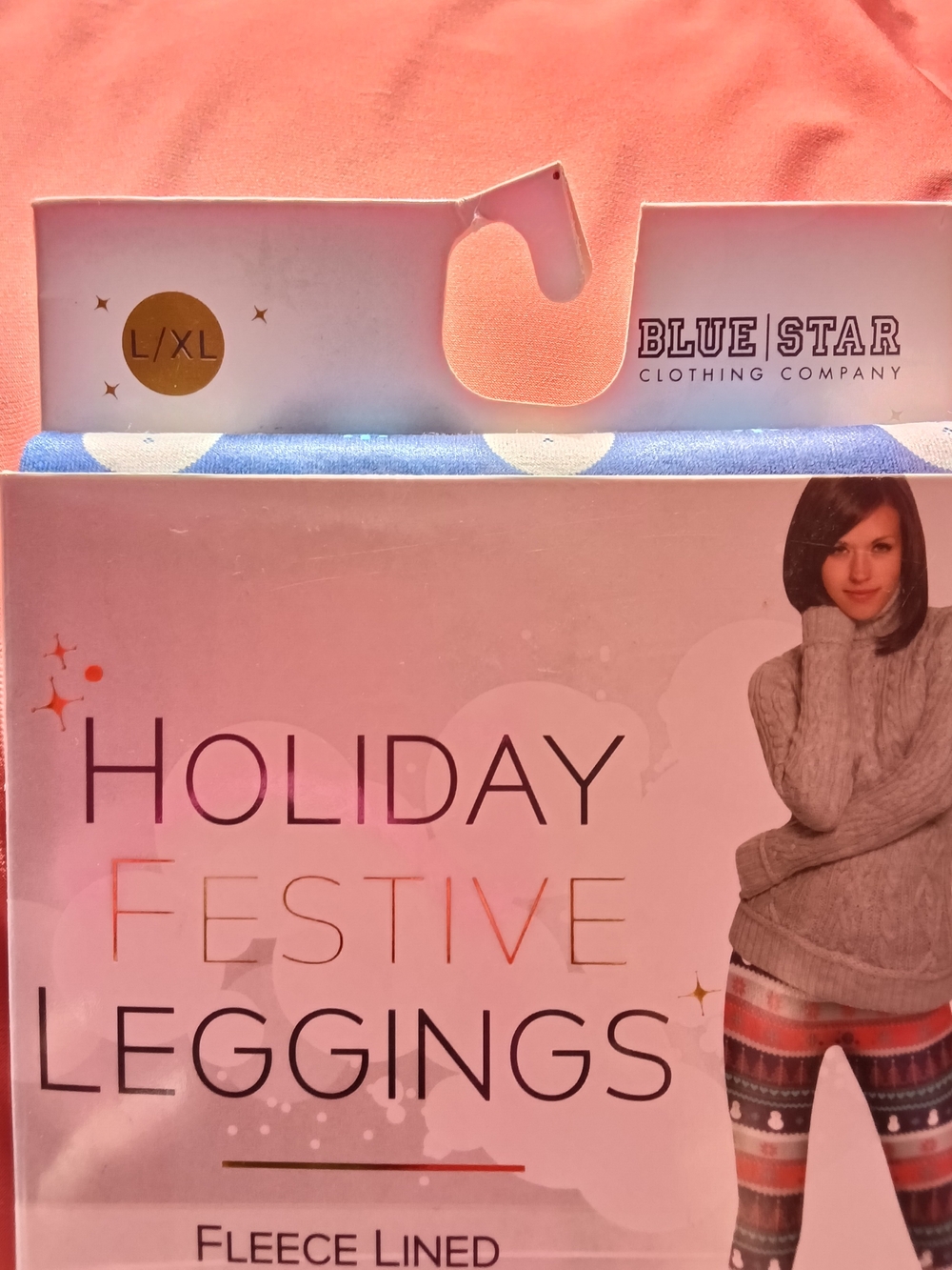 Blue Star Holiday Leggings L/Xl
